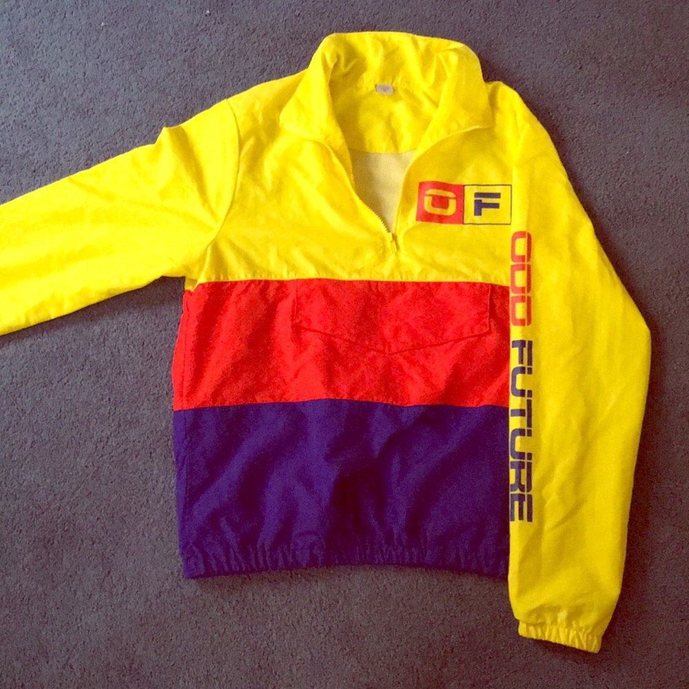 Odd Future Red Blue & Yellow Windbreaker